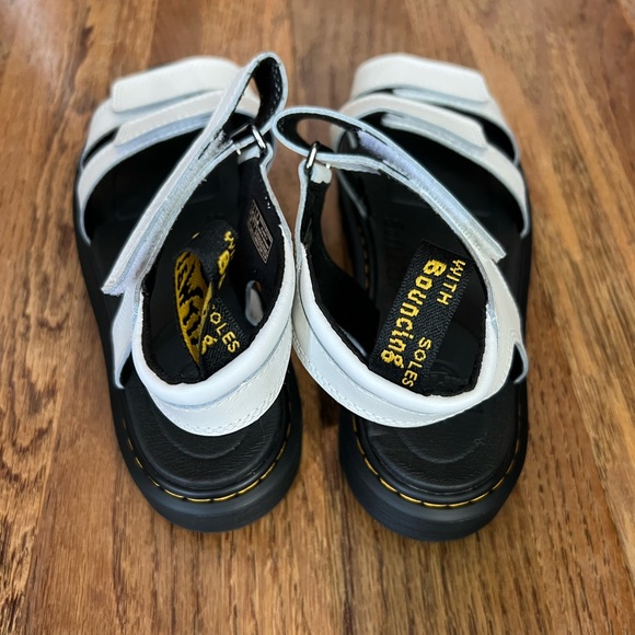 Dr Martens Klaire White Leather Sandals, 7 - Picture 4 of 6